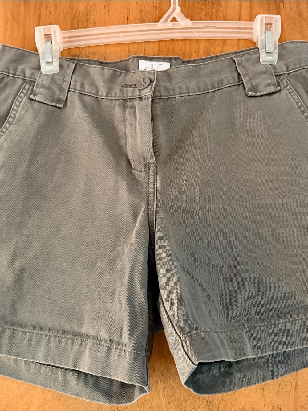 Calvin Klein Jeans Olive-Tone Women's Bermuda Shorts